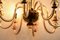 Bohemian Handcrafted Amber Murano Crystal Chandelier with 8 Arms, Image 3