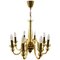 Bohemian Handcrafted Amber Murano Crystal Chandelier with 8 Arms 1