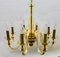 Bohemian Handcrafted Amber Murano Crystal Chandelier with 8 Arms 10