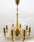 Bohemian Handcrafted Amber Murano Crystal Chandelier with 8 Arms 14