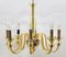 Bohemian Handcrafted Amber Murano Crystal Chandelier with 8 Arms 4