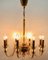 Bohemian Handcrafted Amber Murano Crystal Chandelier with 8 Arms 7