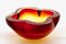 Murano Glass Bowl with Four Lobes Attributed to Flavio Poli for Seguso 3