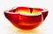 Murano Glass Bowl with Four Lobes Attributed to Flavio Poli for Seguso 2