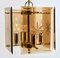 Cuboid Ceiling Center-Light with 4 Lamps Behind Bronzed Glass Panels 6