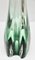 Große Kristallglas Tischlampe in Smaragdgrün von Val Saint Lambert 10