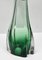 Large Light Crystal Glass Table Lamp in Emerald Green from Val Saint Lambert 9