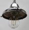 Pendant Stem Lamp with Opaline Globe Shade from Phillips, Netherlands, 1930s 11