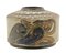 Emaillierte zylindrische Vase aus Steingut mit rotierendem Gravur-Design von A. Dubois für Bouffioulx, 4