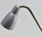 Lampe de Bureau Industrielle Gris Argent avec Base Vissée Dissimulée 4