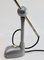 Industrial Desk Lamp in Silver-Grey with Concealed Screw-Down Base 2