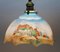 Art Deco Ceiling Lamp with Glass Shade from Scailmont Belgium, 1930s 2