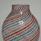 Mehrfarbige italienische Canne Vase von Fratelli Toso, 1965 3
