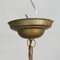 Art Deco Pendant Lamp with White Glass Shade, 1920s, Image 4