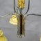 Art Deco Chandelier with Three Glass Shades 4