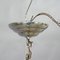 Art Deco Chandelier with Three Glass Shades 10