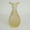 Goldene Kunstglas Vase von Flavio Poli für Seguso, 1949 2