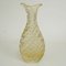 Art Glass Gold Crossed Vase by Flavio Poli for Seguso, 1949 6