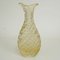 Art Glass Gold Crossed Vase by Flavio Poli for Seguso, 1949, Image 6