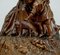 Black Forest Wood Carving of Mother with Child and Cat, Image 5