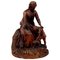 Black Forest Wood Carving of Mother with Child and Cat 1