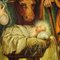Maria und Joseph in der Scheune von Bethlehem, Öl auf Leinwand, gerahmt 4