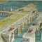 Stampa River Lock Maritime Decorazione arrotolabile, Immagine 3