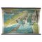 River Lock Maritime Dekoration Cottagecore Rollbare Wandkarte 1