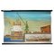 Frachtschiff auf Quay Maritime Dekoration Poster Rollable Wall Chart 1