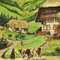 Black Forest Farmhouse Countrycore Deco Living Style Rollable Wall Chart 2