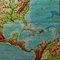 Póster de pared desplegable con mapa de América del Norte vintage, Imagen 5