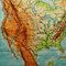 Stampa vintage raffigurante una mappa del Nord America, Immagine 4
