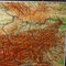Mapa de Suiza, Italia y Austria vintage de los países de los Alpes, Imagen 4