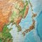 Vintage Rollbare Karte Südostasien China Japan Wandkarte 3
