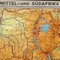 Vintage Mittel- und Südafrika Wandkarte Rollbare Landkarte 3