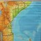 Vintage Mittel- und Südafrika Wandkarte Rollbare Landkarte 4