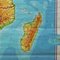 Vintage Mittel- und Südafrika Wandkarte Rollbare Landkarte 6