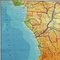 Vintage Middle and South Africa Wall Chart Rollable Map, Image 2