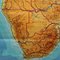 Vintage Middle and South Africa Wall Chart Rollable Map 5