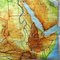 Vintage Nord Afrika Karte Wanddekoration 5