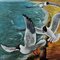Vintage Birds Black-Headed Gull Wall Chart Picture Poster by Jung Koch Quentell 3