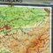 Póster de pared enrollable con mapa de Renania alemán vintage, Imagen 3