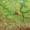 Vintage Norddeutschland Polen Ostsee Rollbare Landkarte 4