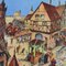 Vintage Vintage Bau Gotische Kuppel Mittelalterliche Stadt Historisches Plakat 7