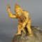 Wooden Carved Black Forest Dwarf Sitting on a Rock, Image 2