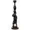 Victorian Cast Iron Candlestick with Bears 1