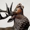 Große Kämpfende Hirsche aus geschnitztem Holz von Rudolph Heissl 4