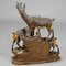 Carved Wood Chamois Family by Ernst Heissl, 1900s, Image 8