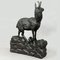 Large Carved Wood Chamois Sculpture, 1900s 6