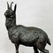 Large Carved Wood Chamois Sculpture, 1900s 4